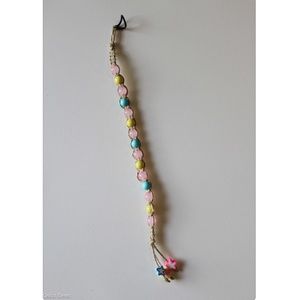 Cotton Candy Hair wrap macrame
